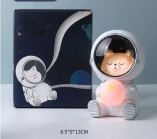 Starry sky animal atmosphere night light (Option: Bear-USB)