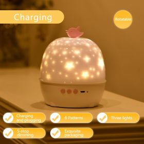 Projection Lamp 6 Kinds Of Projection Patterns Bluetooth Sound Lamp LED Night Lamp Indoor Atmosphere Lamp Birthday Gift (Option: USB charging)
