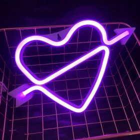 Decorative neon lights at night (Option: 19 Style)