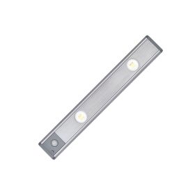 Motion Sensor Lamp Under The Cabinet Dimmable Cabinet Lamp Rechargeable Magnetic Suction Installation Kitchen Night Light Wardrobe Lamp (Option: Trichromatic light2)