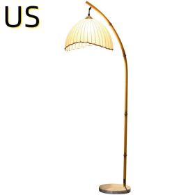 Study Bedroom Bed Bamboo Floor Lamp (Option: Bamboo ecru-US)