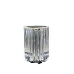 Crystal Lamp Table Lamp Atmosphere Creative Line Small Night Lamp Led Lights (Option: Diameter 9cm High 13cm-USB Charging Three Colors)