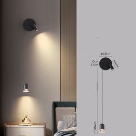 Living Room Sofa Background Wall With Spotlights (Option: Style13)