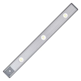 Motion Sensor Lamp Under The Cabinet Dimmable Cabinet Lamp Rechargeable Magnetic Suction Installation Kitchen Night Light Wardrobe Lamp (Option: Trichromatic light3)