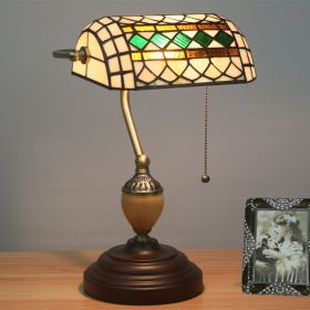 Retro Bank Nostalgic Creative Desk Lamp (Option: Retro Green Bank Light-US)