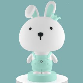 3-speed Touch Dimming USB Night Light (Option: Rabbit desk lamplight blue-18x15x32.5 cm)