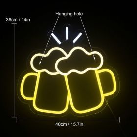 Decorative neon lights at night (Option: 41Style)