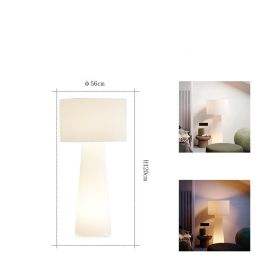 Floor Lamp Living Room Bedroom Study Art Large Decoration Fabric Lighting (Option: 56x91CM-220V US)