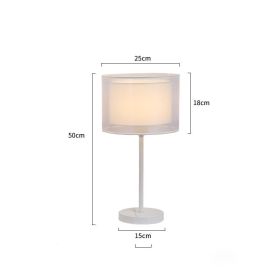 Contracted Modern Bedroom Bedside Floor Lamp (Option: Small white A-7W-Remote control)