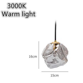 Minimalist Art Ice Cube Restaurant Chandelier Personality Creative (Option: 1 Style)