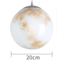 Nordic Industrial Style Moon Lamp Chandelier (Option: Moon-20cm)
