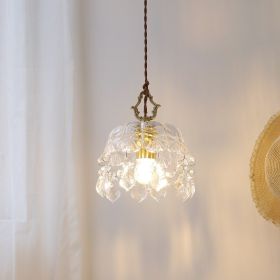 French All-brass Vintage Crystal Pastoral Bedroom Headboard (Option: French Style1)