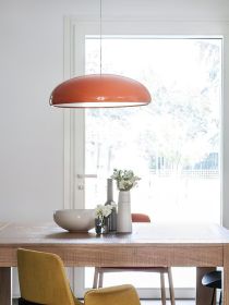 Danish Orange Restaurant Pendant Lamp (Option: Orange white light-60cm)