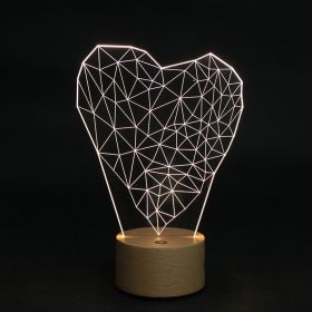 Beech Creativity 3D Nightlight Corporation (Option: Love-2W)