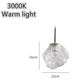 Minimalist Art Ice Cube Restaurant Chandelier Personality Creative (Option: 5 Style)