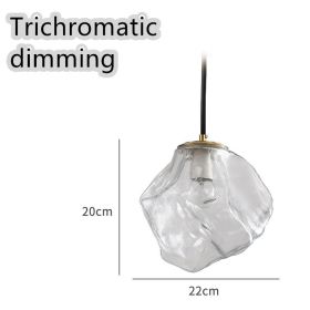 Minimalist Art Ice Cube Restaurant Chandelier Personality Creative (Option: 12 Style)