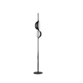 Floor Lamp Living Room Gold Bedroom Double Head Upright (Option: 300x1700mm Black-220V US)