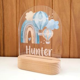 Personalized Colorful Night Light Baby Gift Night Light (Option: B)