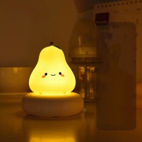 Soft Light Storage Night Bedroom Sleep (Option: Ya pear-USB)