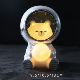 Starry sky animal atmosphere night light (Option: Bear-9.5x10.5x13cm)