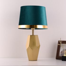 Simple Modern Living Room Bedroom Table Lamp (Option: Green-AU)
