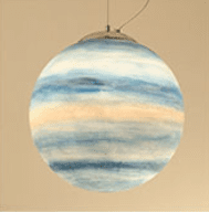 Nordic Industrial Style Moon Lamp Chandelier (Option: Uranus-100cm)