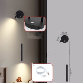 Living Room Sofa Background Wall With Spotlights (Option: Style6)