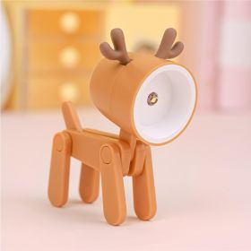 Decorative Ornaments Of Led Cute Night Light (Option: Orange-Deer deer-0.06W)