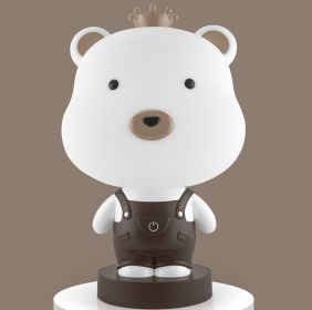 3-speed Touch Dimming USB Night Light (Option: Ear desk lampcoffee-18x15x32.5 cm)