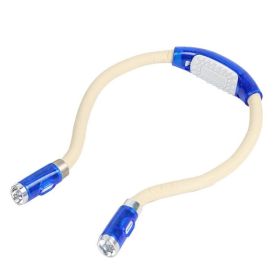 Portable LED Book Reading Lighting Hanging Light (Color: Blue)