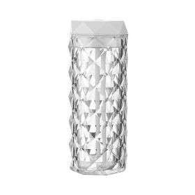 Crystal Lamp Air Humidifier Color Night Light Touch Lamp With Cool Mist Maker Fogger LED Atmosphere Room Decoration Home Decor Lights (Option: Transparency 1000ml-USB)