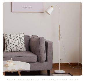 Simple Modern Dimmable Remote Control Reading Floor Table Lamp (Option: White-5W white light-EU)