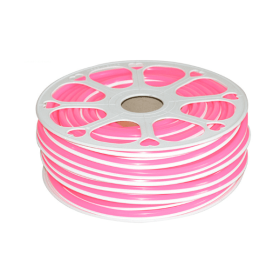 Split Neon Band Pure  Flexible Silicone (Option: Pink-8mmx50m)