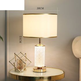 Post Modern Light Luxury Simple Decoration Household Table Lamp (Option: SZTD07A2-Button switch-220V US)
