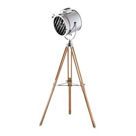 Living Room Hotel Studio Tripod Floor Lamp (Option: Chrome color-Lampstand-US)