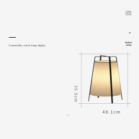 Japanese Wabi-sabi Floor Lamp New Chinese Style Modern Simple Living Room (Option: Large size)