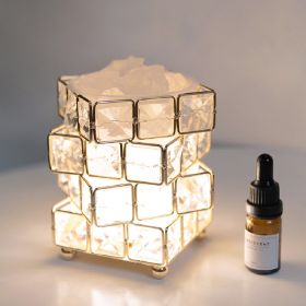 Fire Aromatherapy Crystal Diffuser Indoor Durable Household Night Light (Option: White-Acqua di Parma-USB plug in)