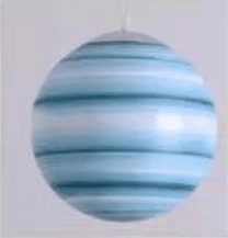 Nordic Industrial Style Moon Lamp Chandelier (Option: Neptune-100cm)