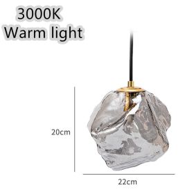 Minimalist Art Ice Cube Restaurant Chandelier Personality Creative (Option: 7 Style)