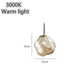 Minimalist Art Ice Cube Restaurant Chandelier Personality Creative (Option: 3 Style)