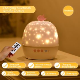 Projection Lamp 6 Kinds Of Projection Patterns Bluetooth Sound Lamp LED Night Lamp Indoor Atmosphere Lamp Birthday Gift (Option: USB charging Bluetooth audio)