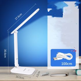 LED Eye Protection Bedroom Study Office Reading Desk Lamp (Option: WD6056 charging model-USB)