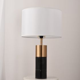 Postmodern Decorative Luxury Marble Table Lamp (Option: Black Marble-AU)