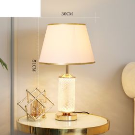Post Modern Light Luxury Simple Decoration Household Table Lamp (Option: SZTD07B1-Button switch-220V US)
