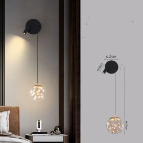 Living Room Sofa Background Wall With Spotlights (Option: Style10)