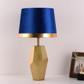 Simple Modern Living Room Bedroom Table Lamp (Option: Blue-AU)