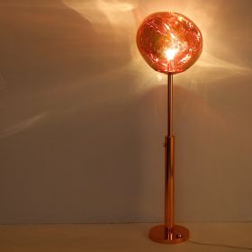 Volcanic Creative Lava Floor Lamp (Option: Rose Gold-Lamp body switch)